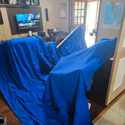 12' x 12' Studio Grade Blue Screen picture #1