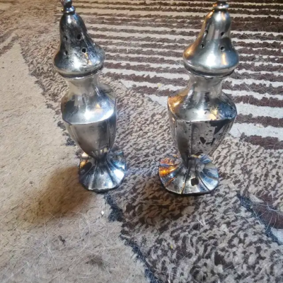 Silver Salt Pepper Shakers picture #1