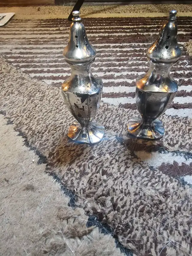 Silver Salt Pepper Shakers picture #3