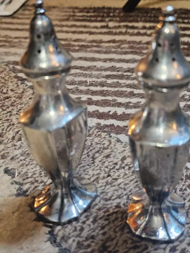 Silver Salt Pepper Shakers picture #4