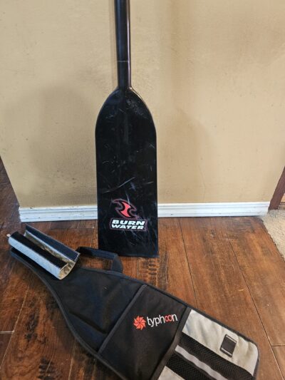 Burn Water Dragon Boat Paddle with Typhoon Bag - product image 1