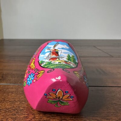 Colorful Decorative Clog Coin Bank with Lock and Key - product image 1