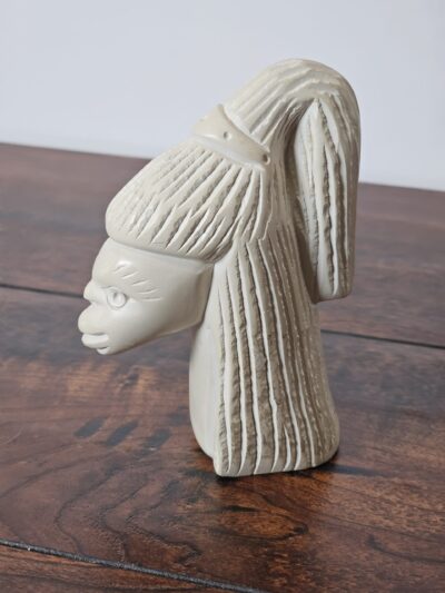 Unique Abstract Ceramic Sculpture with Intricate Detailing - product image 1