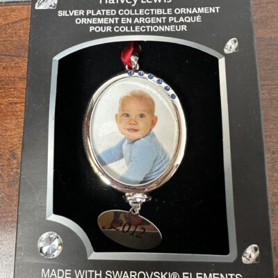Harvey Lewis Silver Plated Collectable Ornament made with Swarovski elements - product image 1