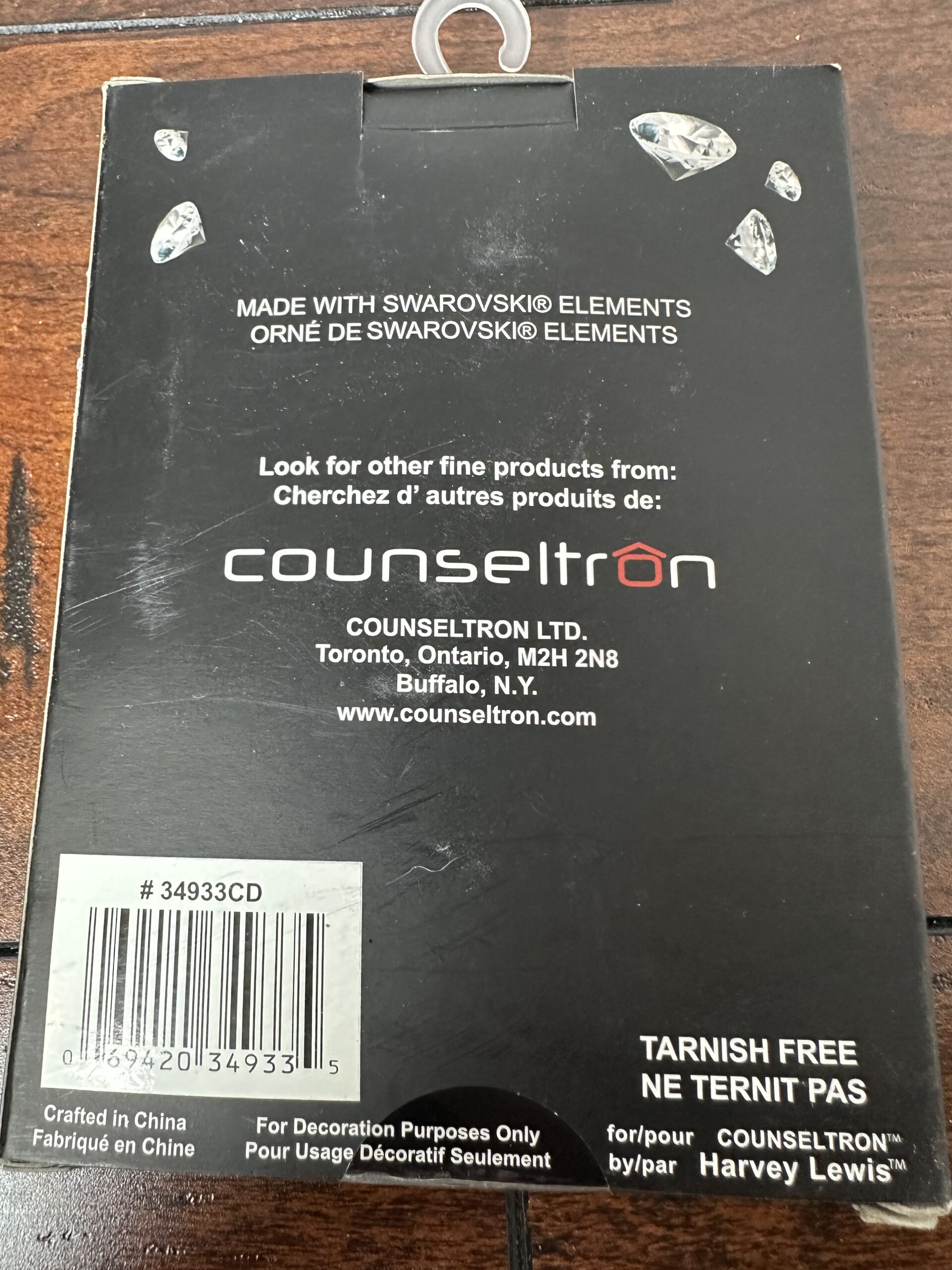 Harvey Lewis Silver Plated Collectable Ornament made with Swarovski elements - product image 3