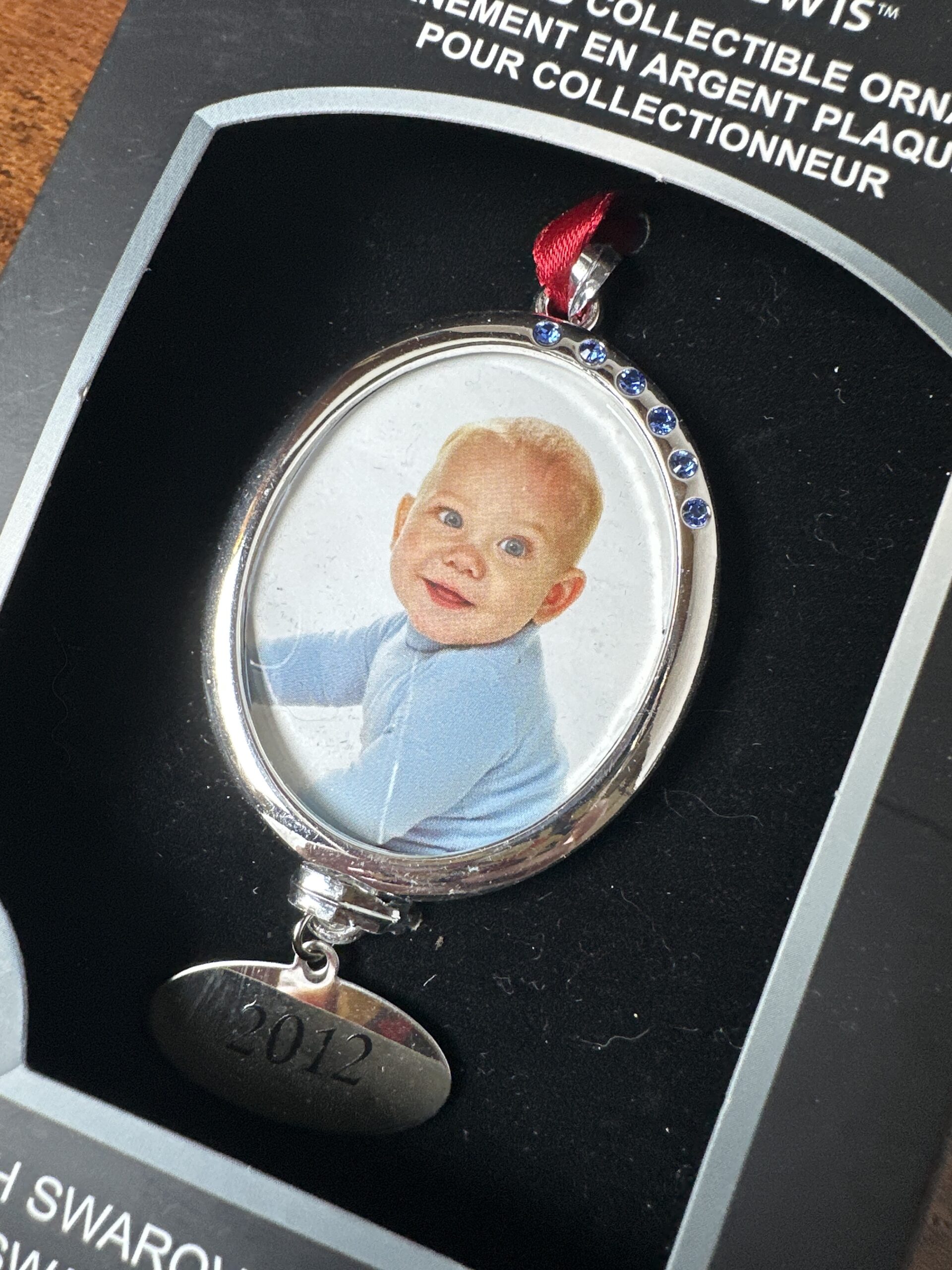Harvey Lewis Silver Plated Collectable Ornament made with Swarovski elements - product image 4