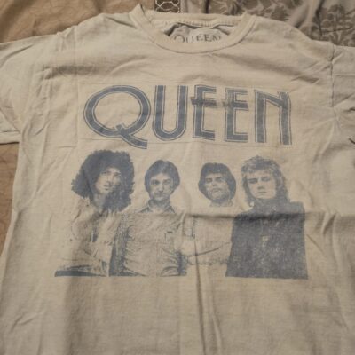 Queen Official Band T-Shirt, Vintage Style, Size Small - product image 1