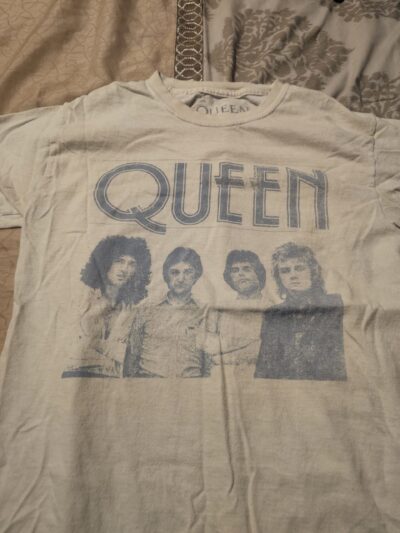 Queen Official Band T-Shirt, Vintage Style, Size Small - product image 1