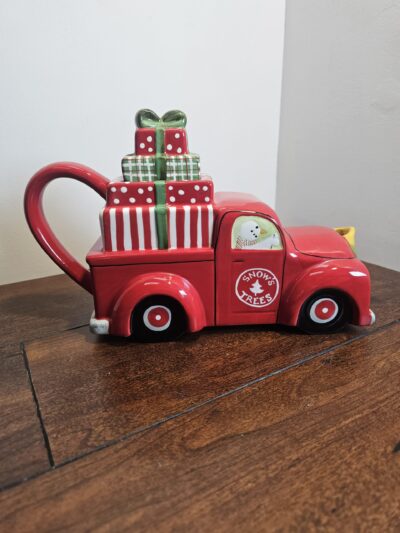 Park Designs Christmas Vacation Truck Teapot - Festive Ceramic - product image 1