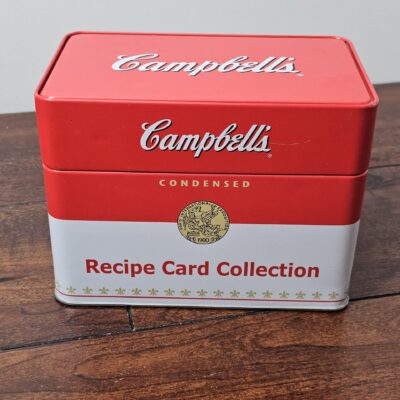 Campbell's Recipe Card Collection Tin Box with Cards - product image 1