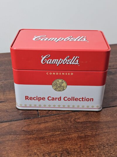 Campbell's Recipe Card Collection Tin Box with Cards - product image 1