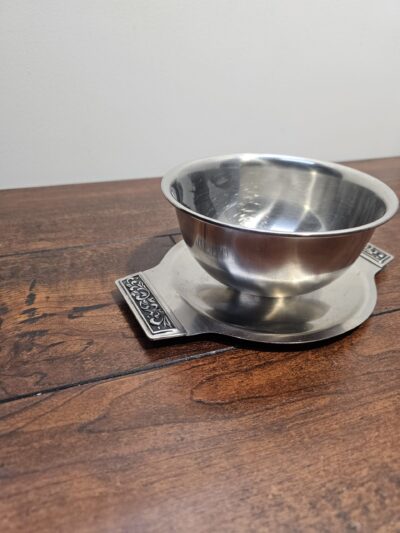 Pichelin Stainless Steel Bowl with Decorative Base - product image 1