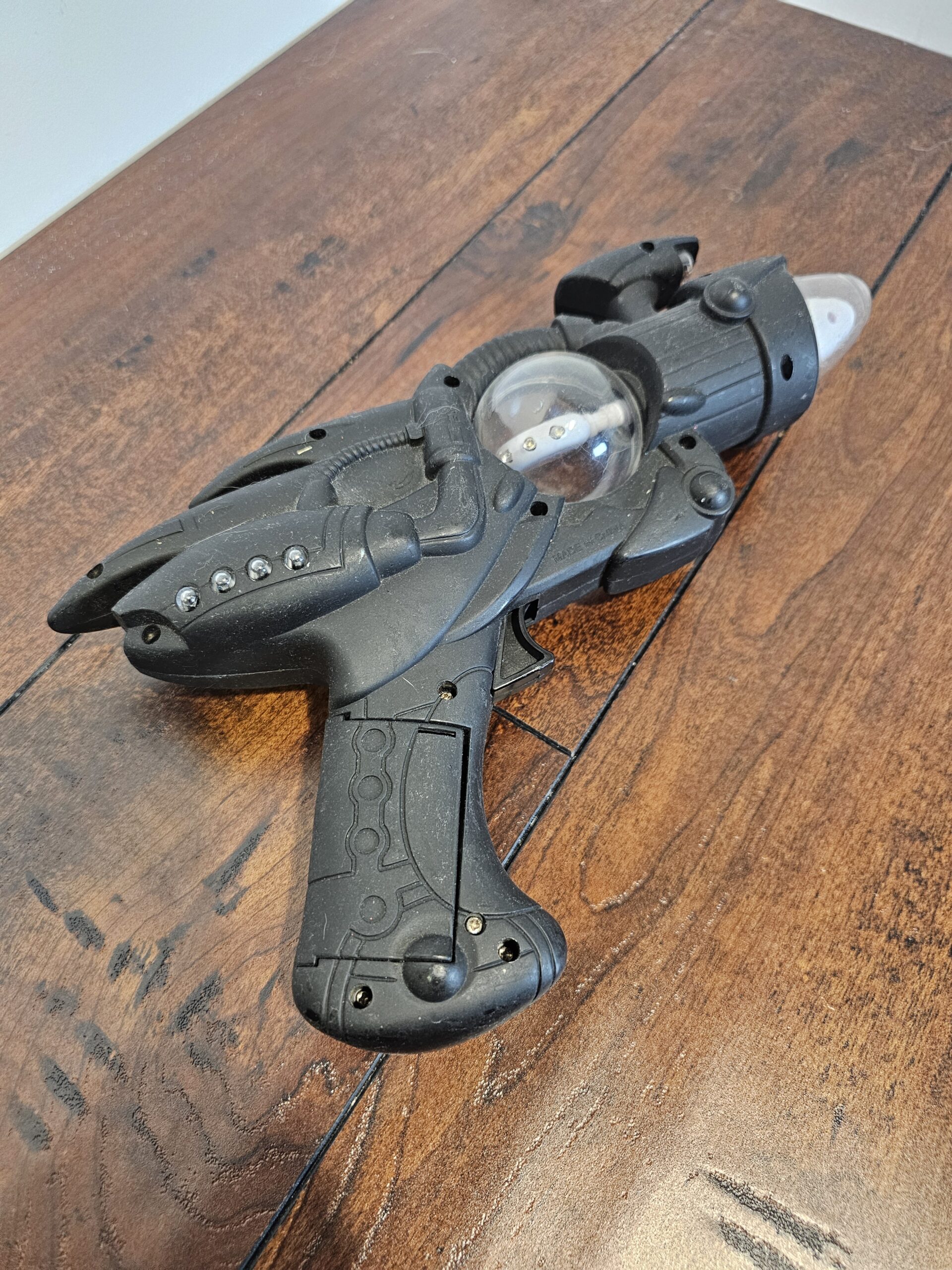 Can You Imagine Black Space Blaster Toy Gun with Lights - product image 1