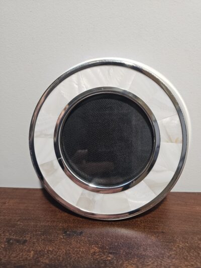 Pottery Barn Round Mother of Pearl Picture Frame - product image 1