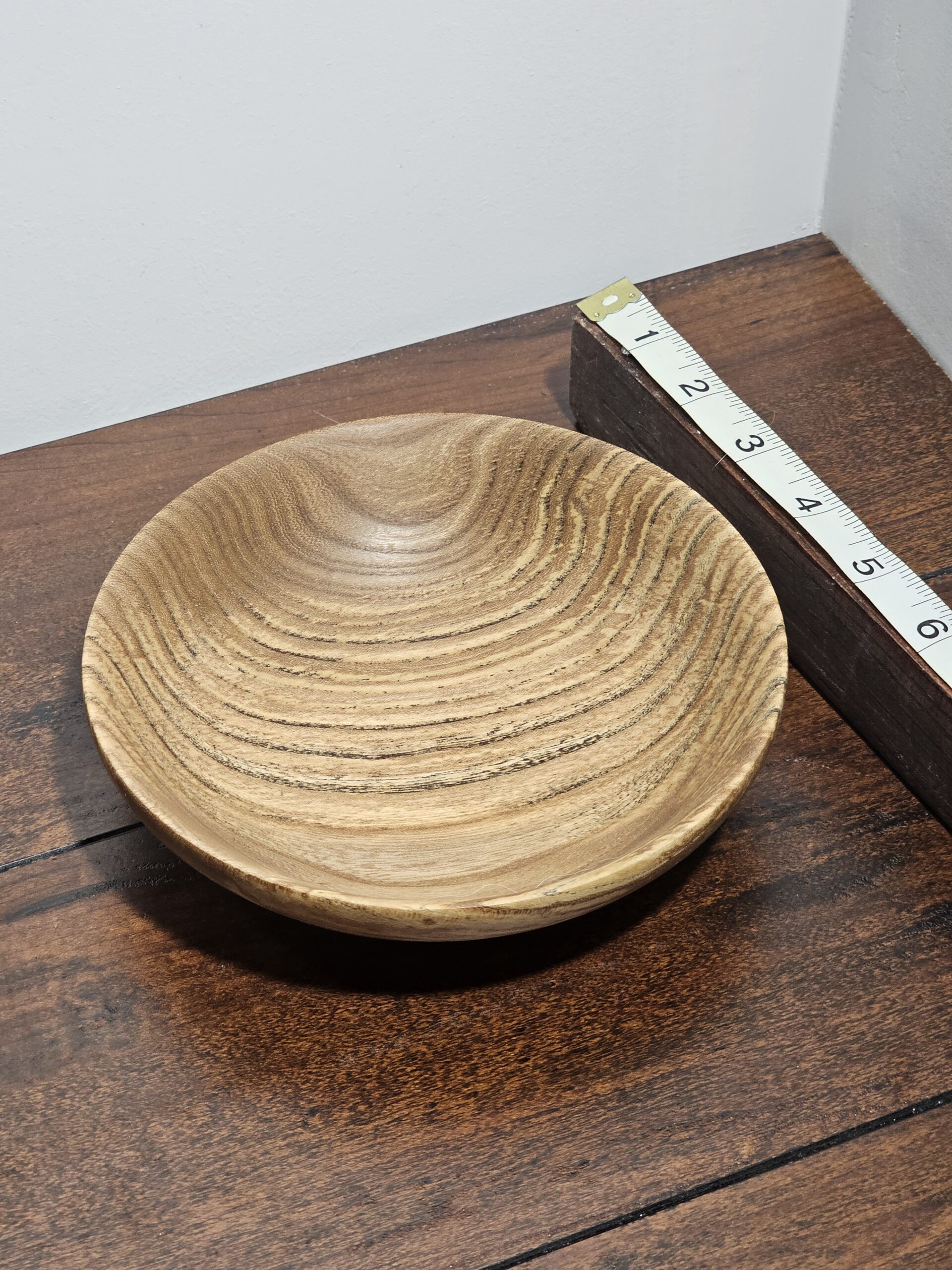 Handcrafted Wooden Bowl with Natural Grain Finish - product image 2