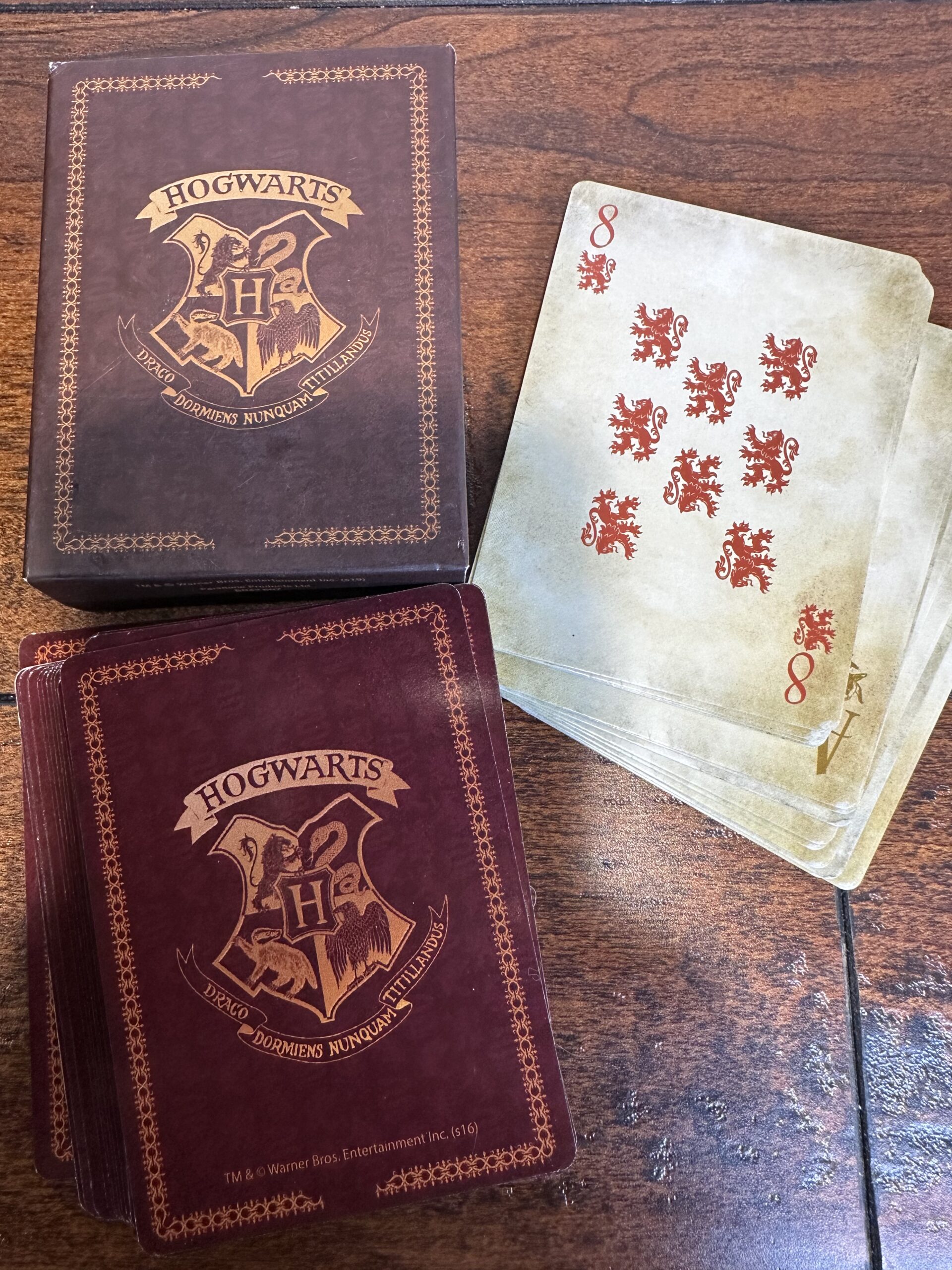 Harry Potter Hogwarts Playing Cards Deck with Box - product image 2