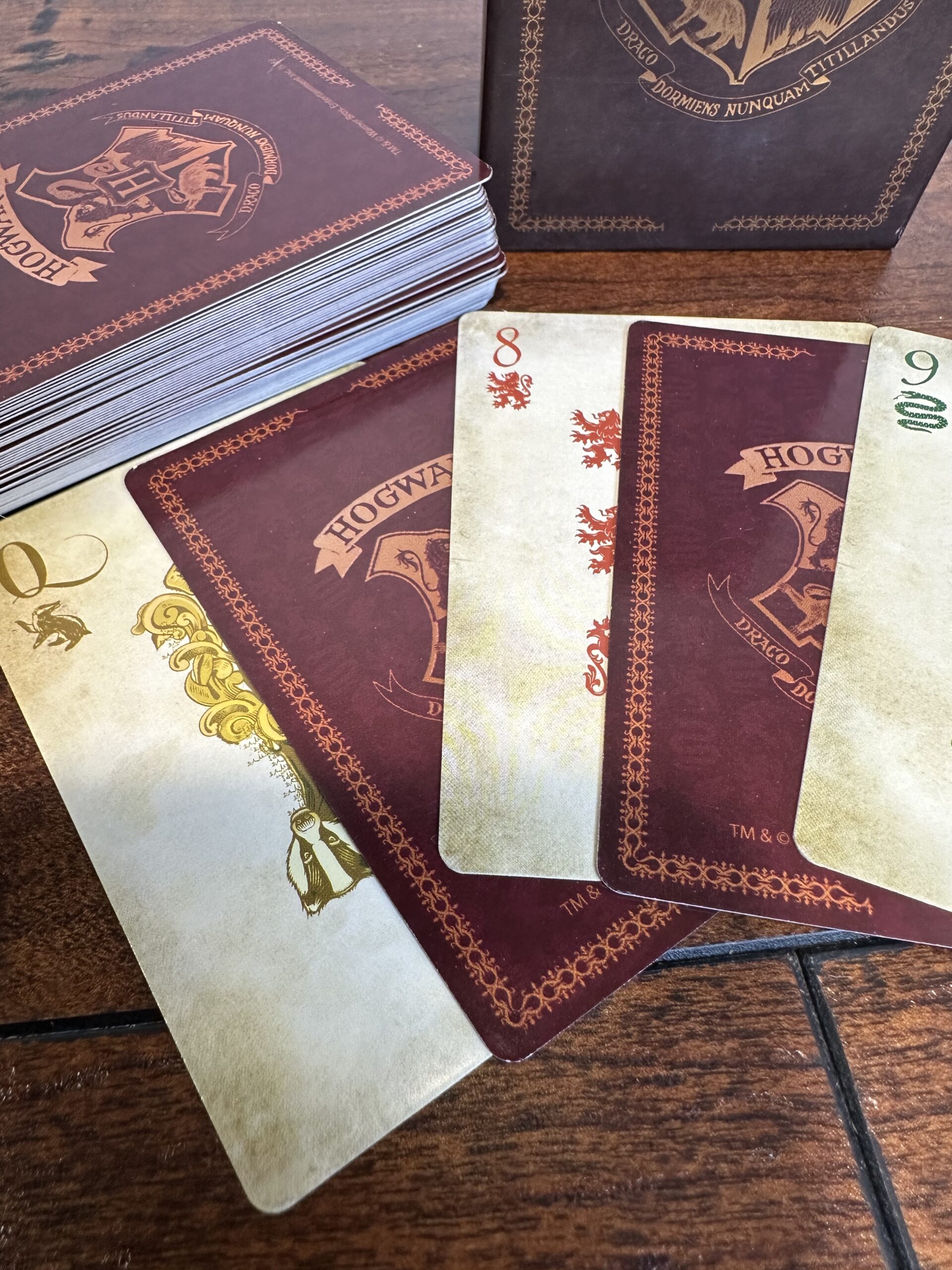 Harry Potter Hogwarts Playing Cards Deck with Box - product image 3