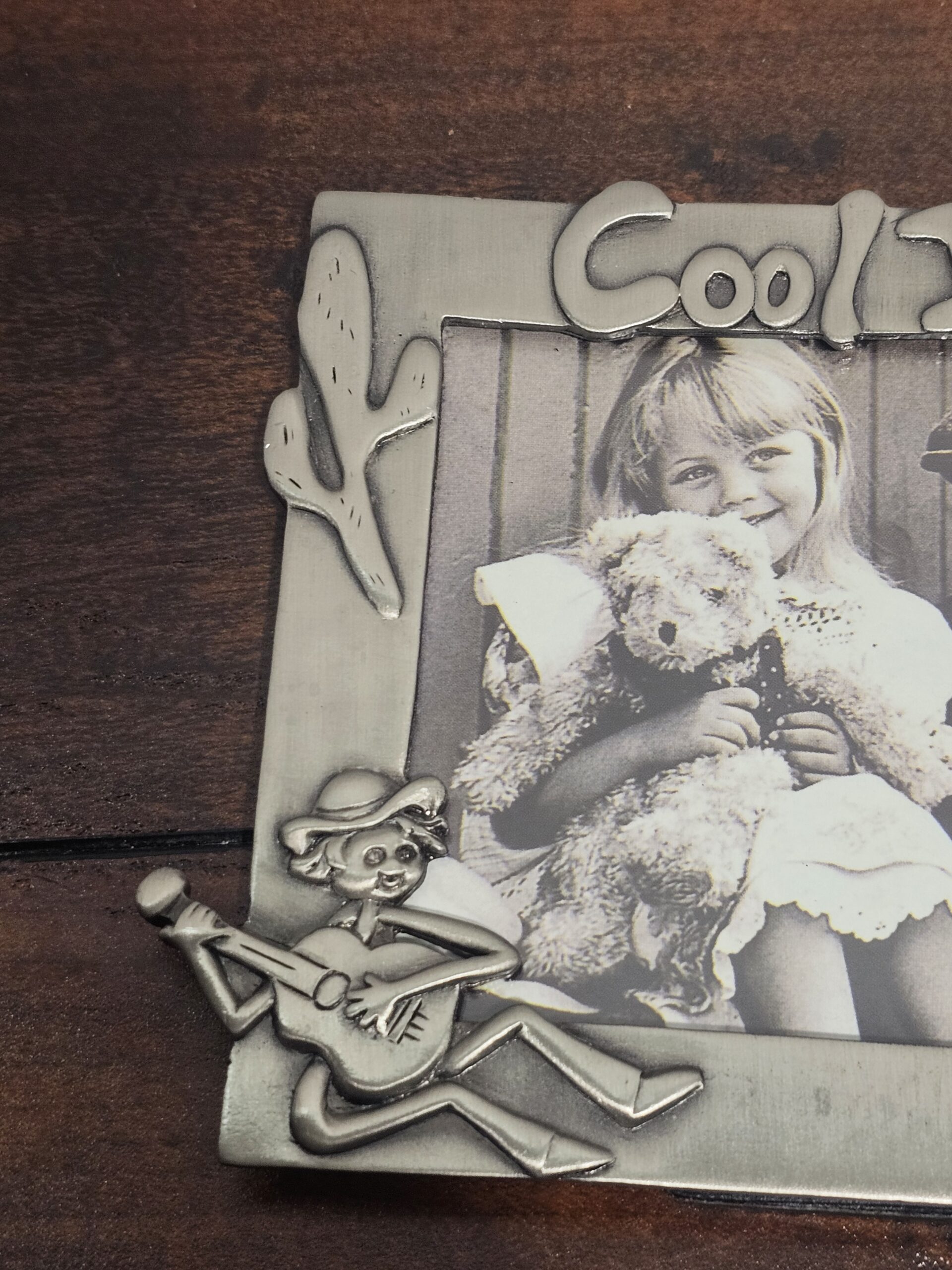 Cool Dude Metal Picture Frame with Western Theme, 5x3.5 Inches - product image 3