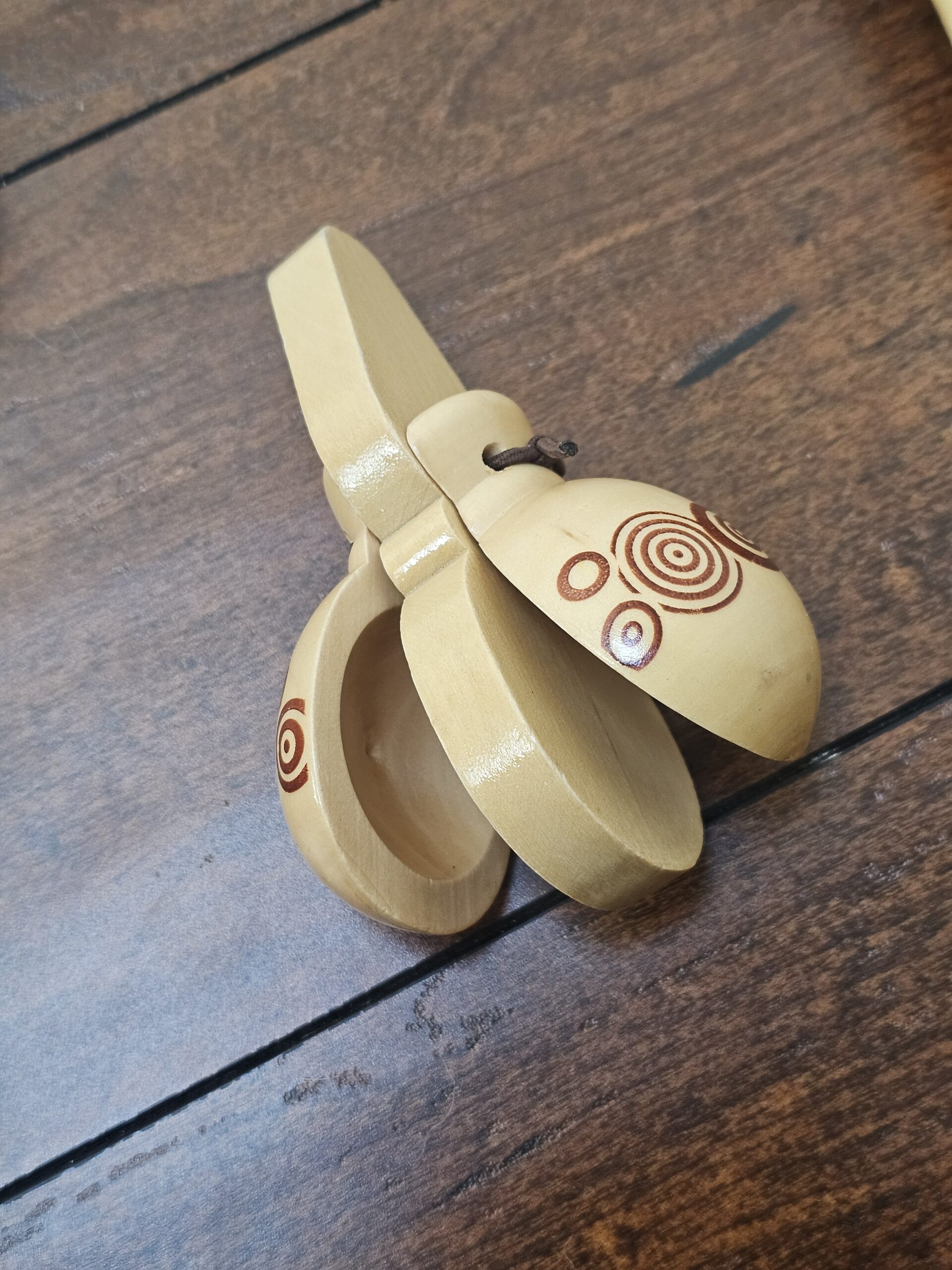 Wooden Percussion Instrument Set with Decorative Patterns - product image 3