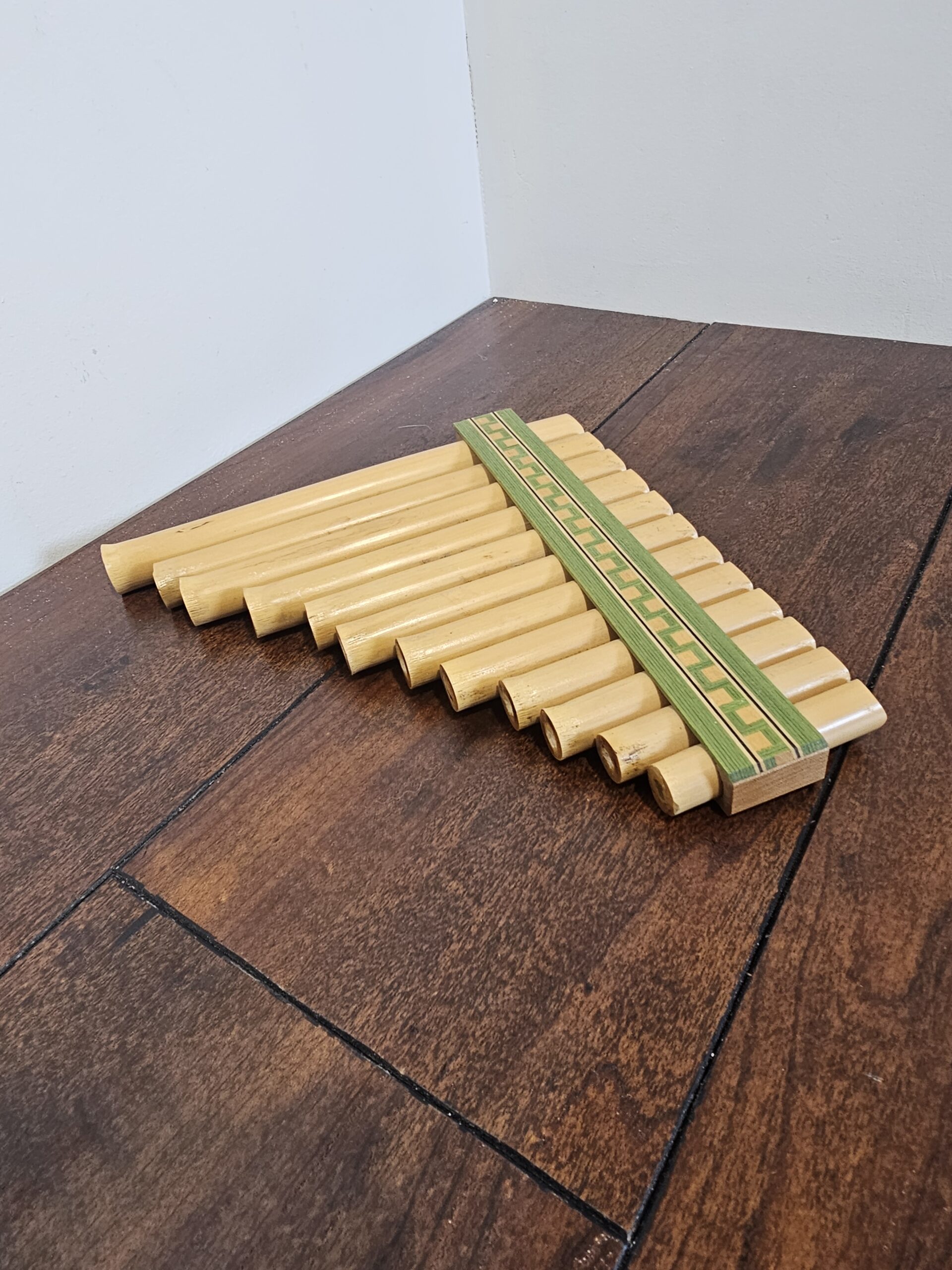 Handcrafted Bamboo Pan Flute with 13 Pipes and Decorative Band - product image 4