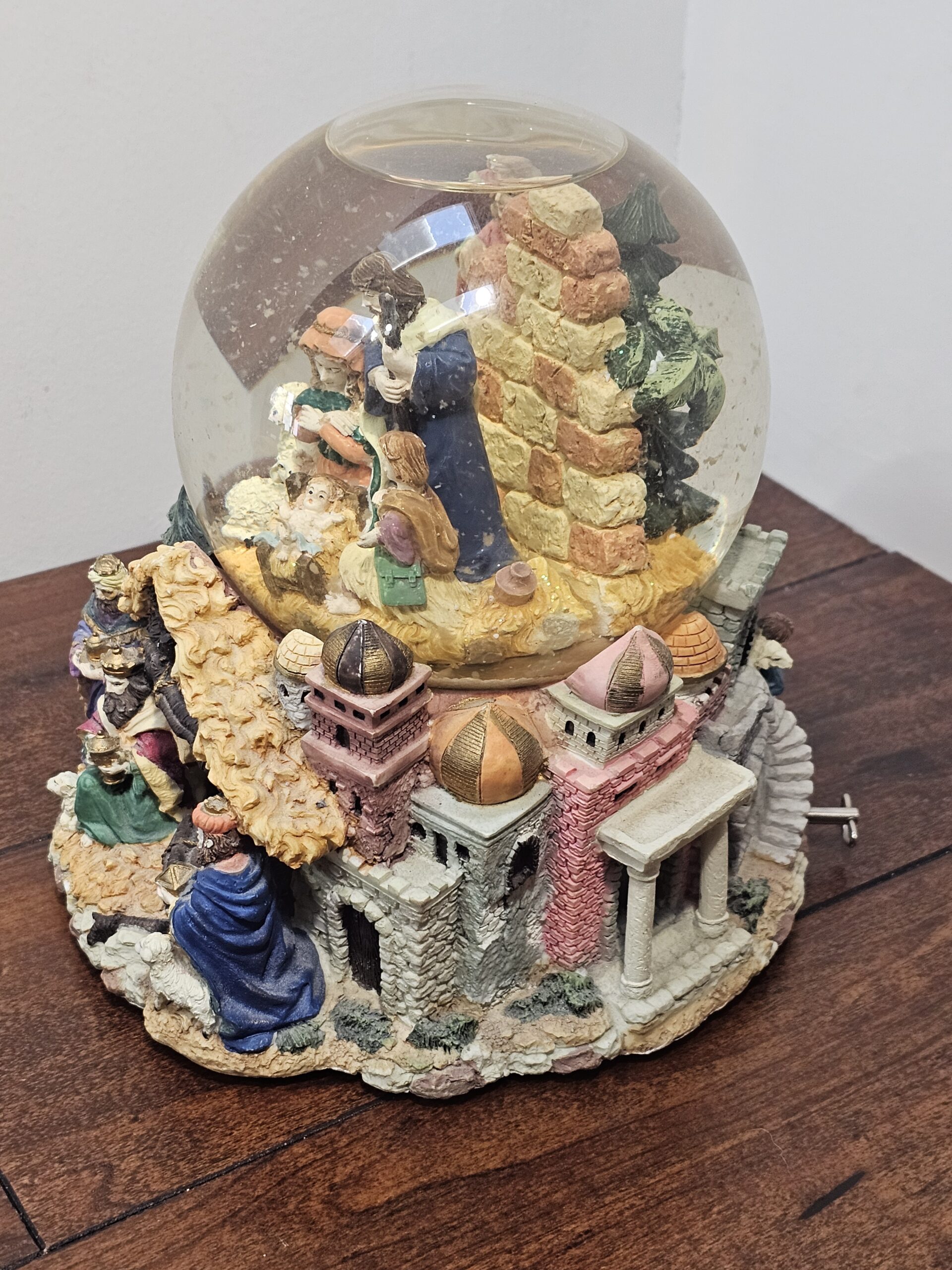 Nativity Scene Musical Water Globe with Village Base - product image 4