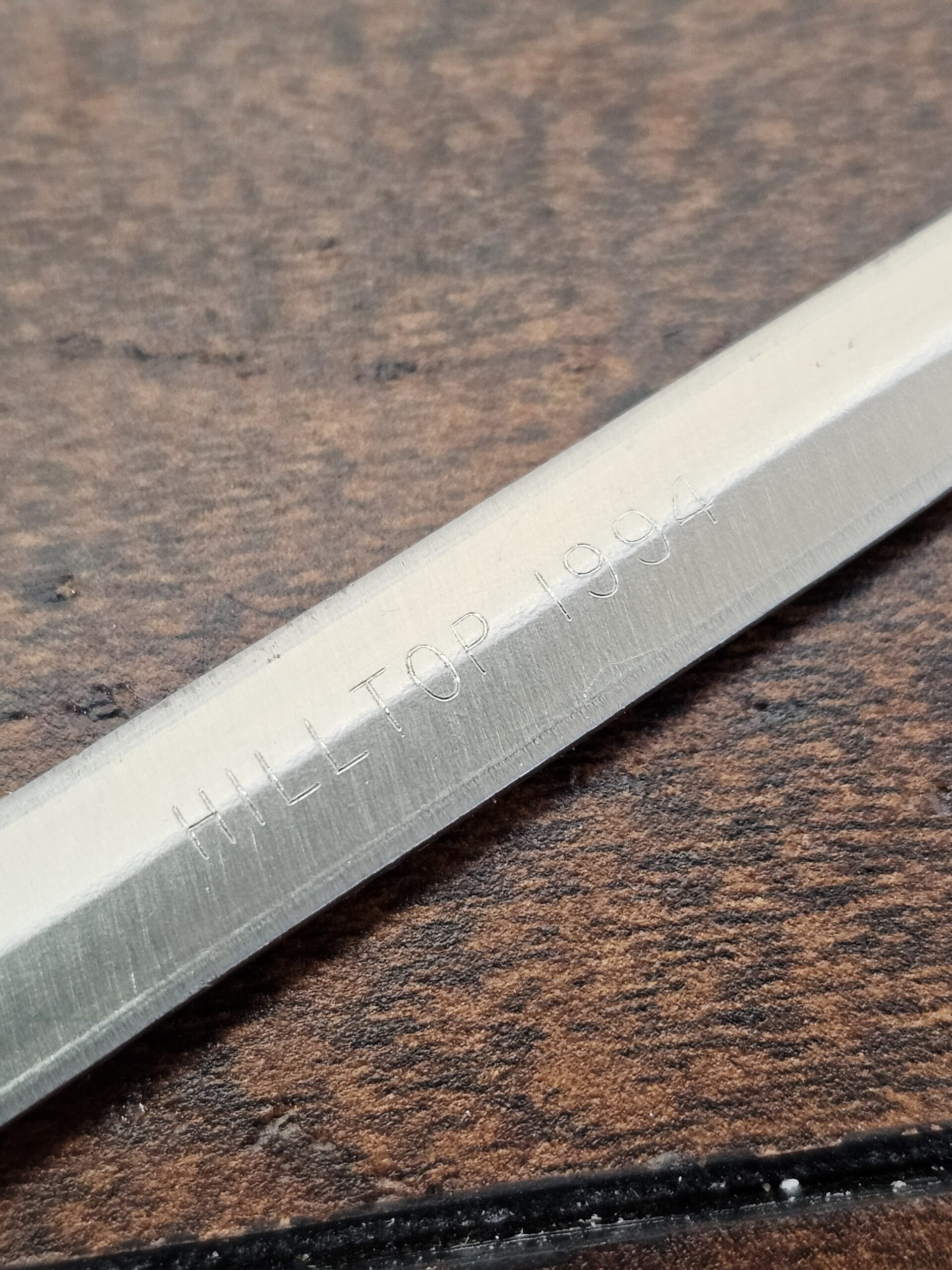 Hilltop 1994 Silver Letter Opener with Leaf Design - product image 4