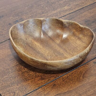 Hand Carved Monkeypod Wood Bowl Decorative Dish - product image 1