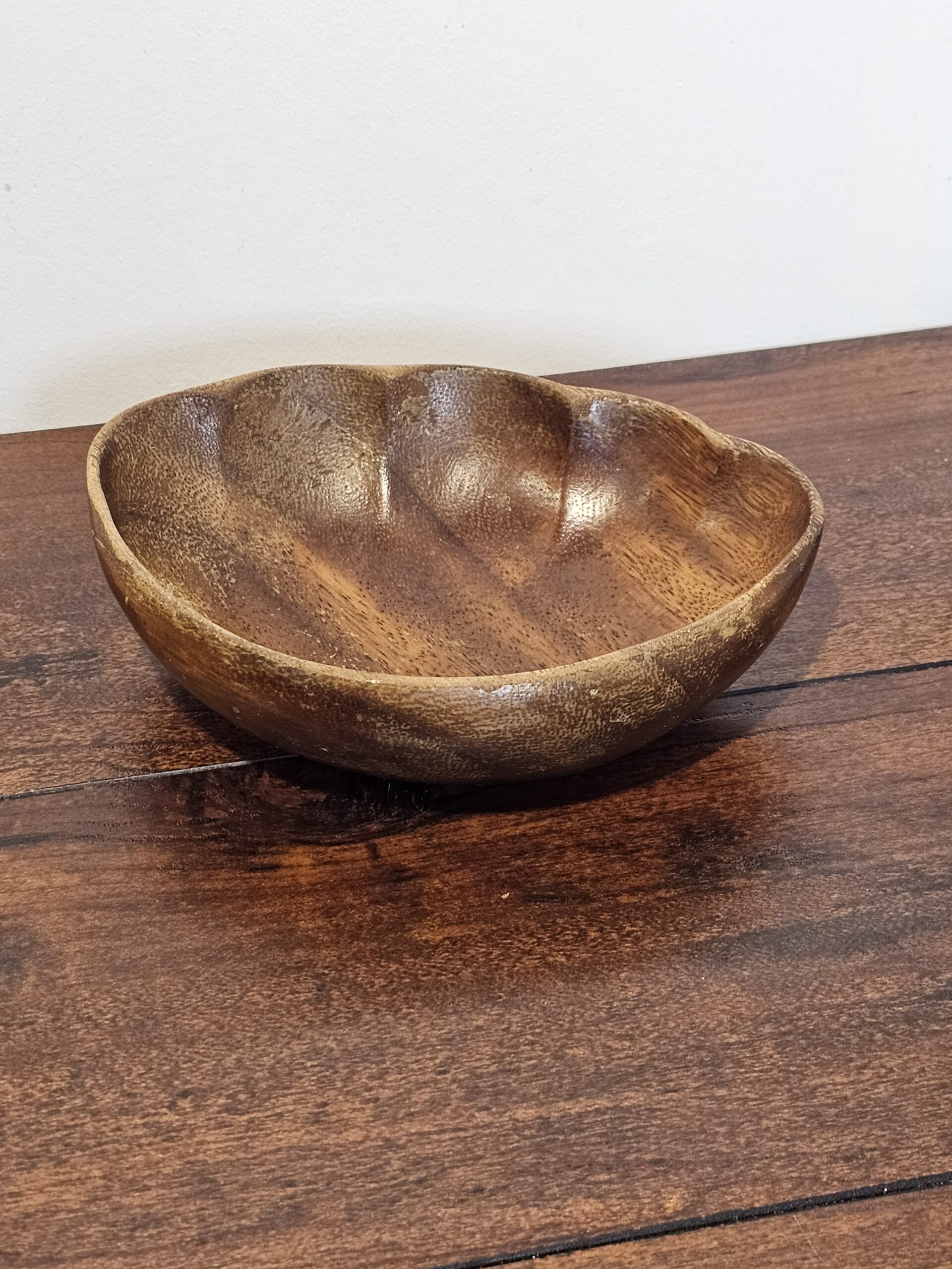 Hand Carved Monkeypod Wood Bowl Decorative Dish - product image 4