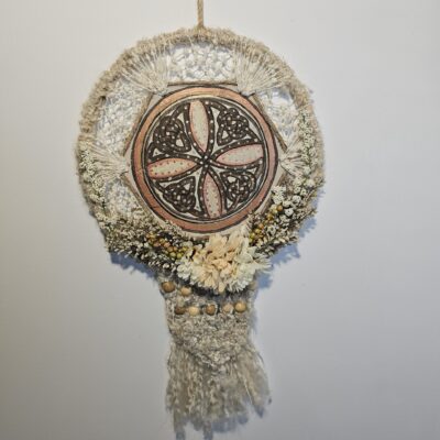 Handcrafted Bohemian Wall Hanging with Celtic Design - product image 1