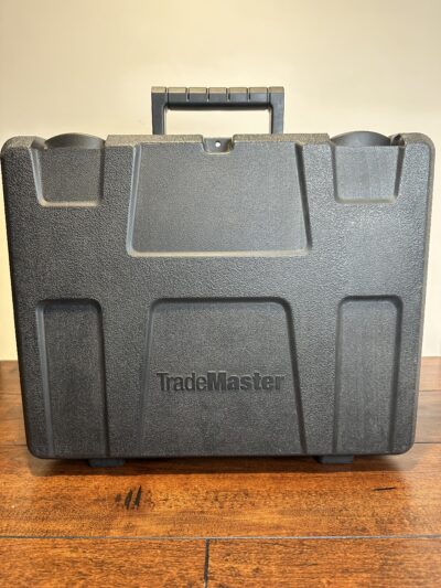 TradeMaster Black Plastic Tool Case with Handle and Latches - product image 1
