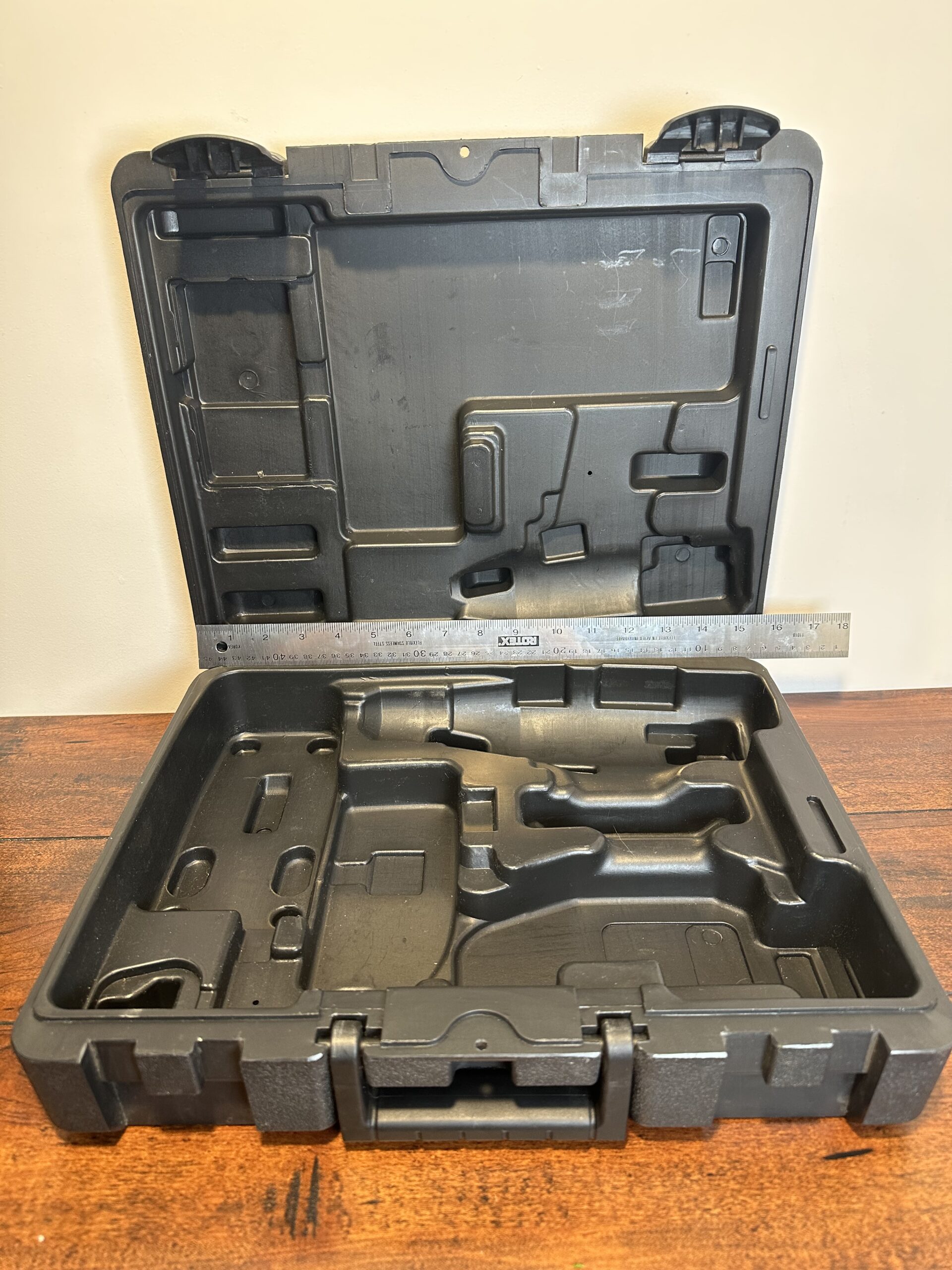 TradeMaster Black Plastic Tool Case with Handle and Latches - product image 4