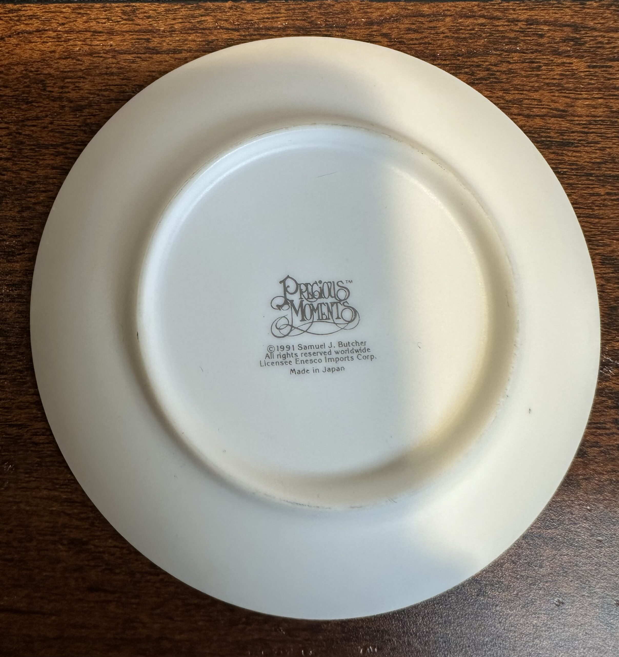 Precious Moments 1991 Collectible Plate 'Tell Me The Story Of Jesus' - product image 4