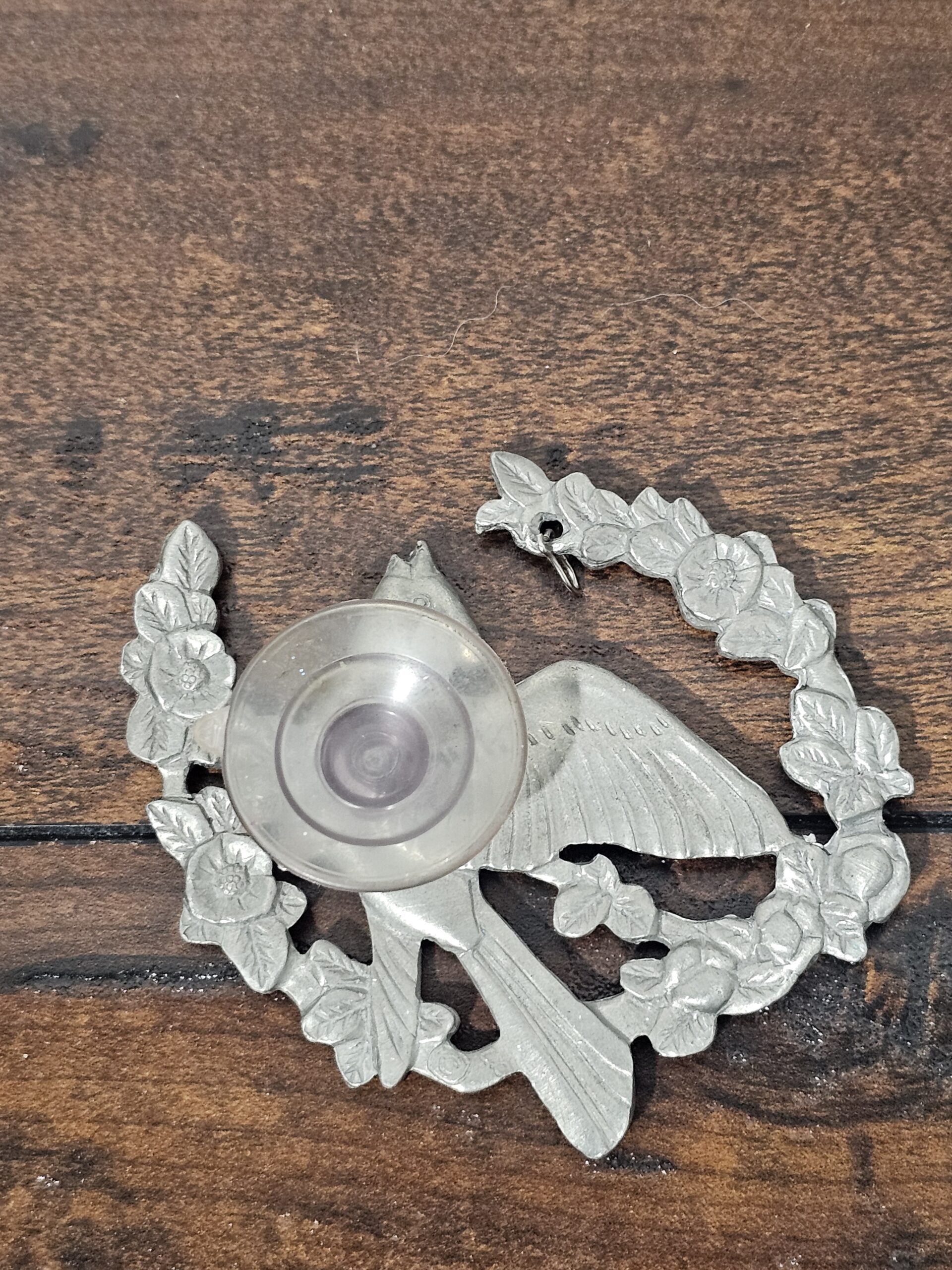 Unknown Metal Bird Wall Decor with Floral Design - product image 5