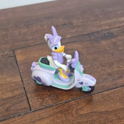 Disney Daisy Duck Scooter Toy Figure Purple Heart Design - product image 1