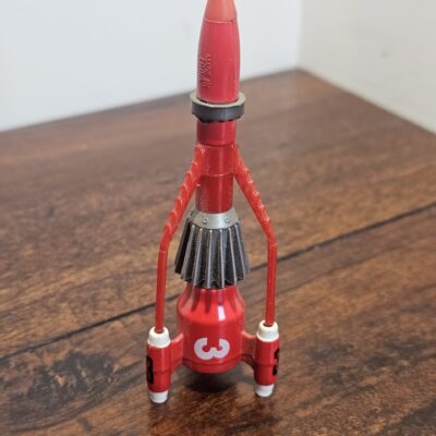 Thunderbird 3 Model Rocket Die-Cast Toy Collectible - product image 1