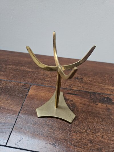 Vintage Brass Decorative Stand Holder Made in Taiwan - product image 1