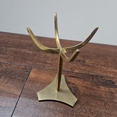 Vintage Brass Decorative Stand Holder Made in Taiwan - product image 1