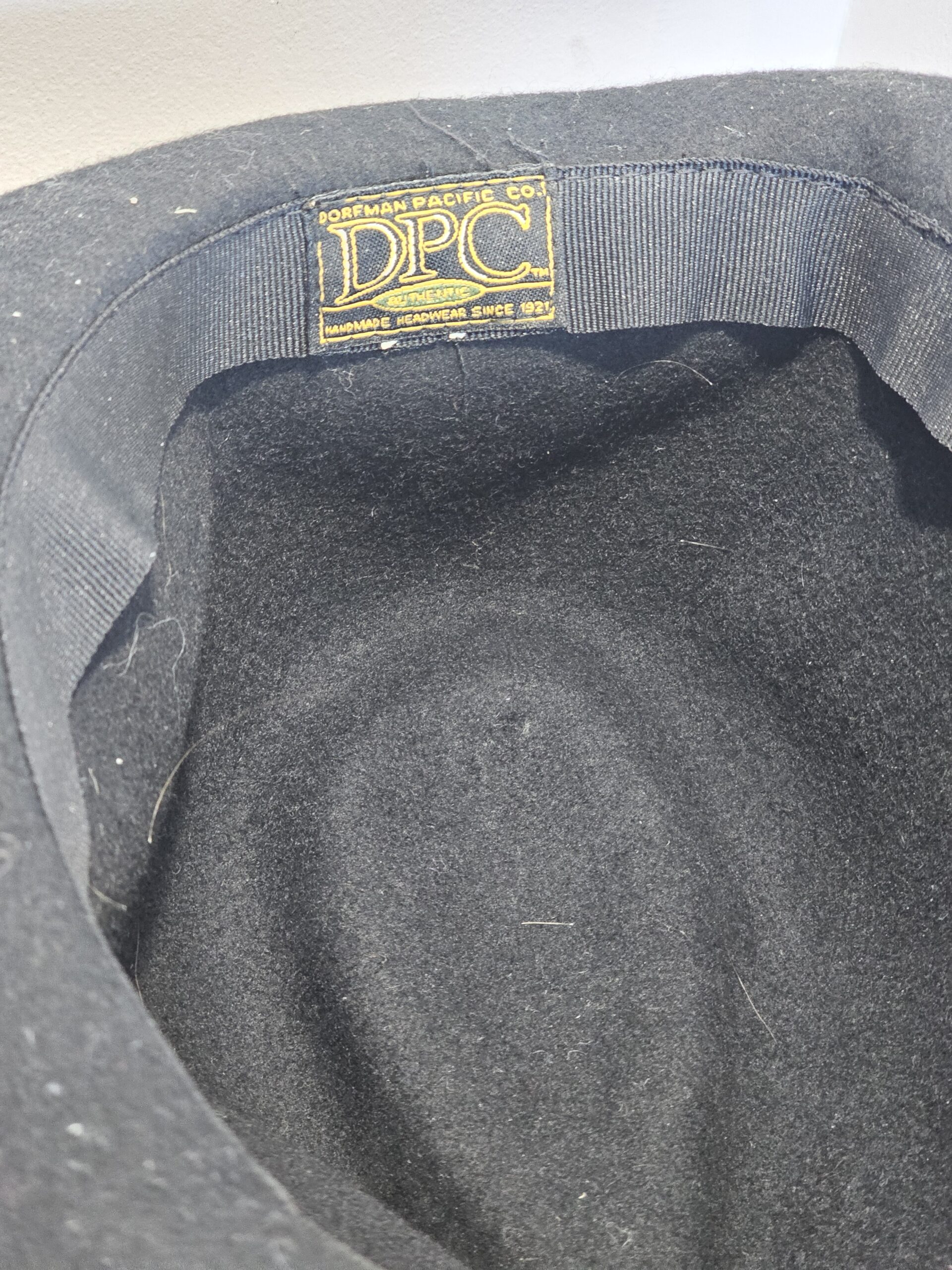 Dorfman Pacific DPC Black Fedora Hat with House of Blues Band - product image 4