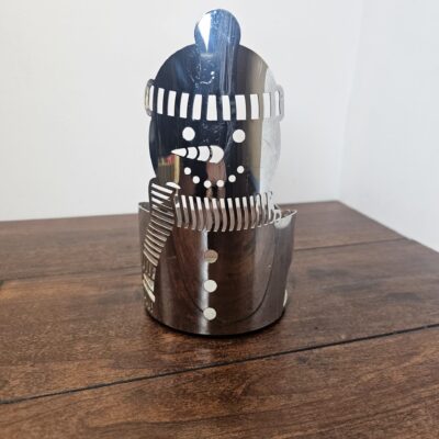 Slatkin & Co. Snowman Metal Candle Holder - product image 1