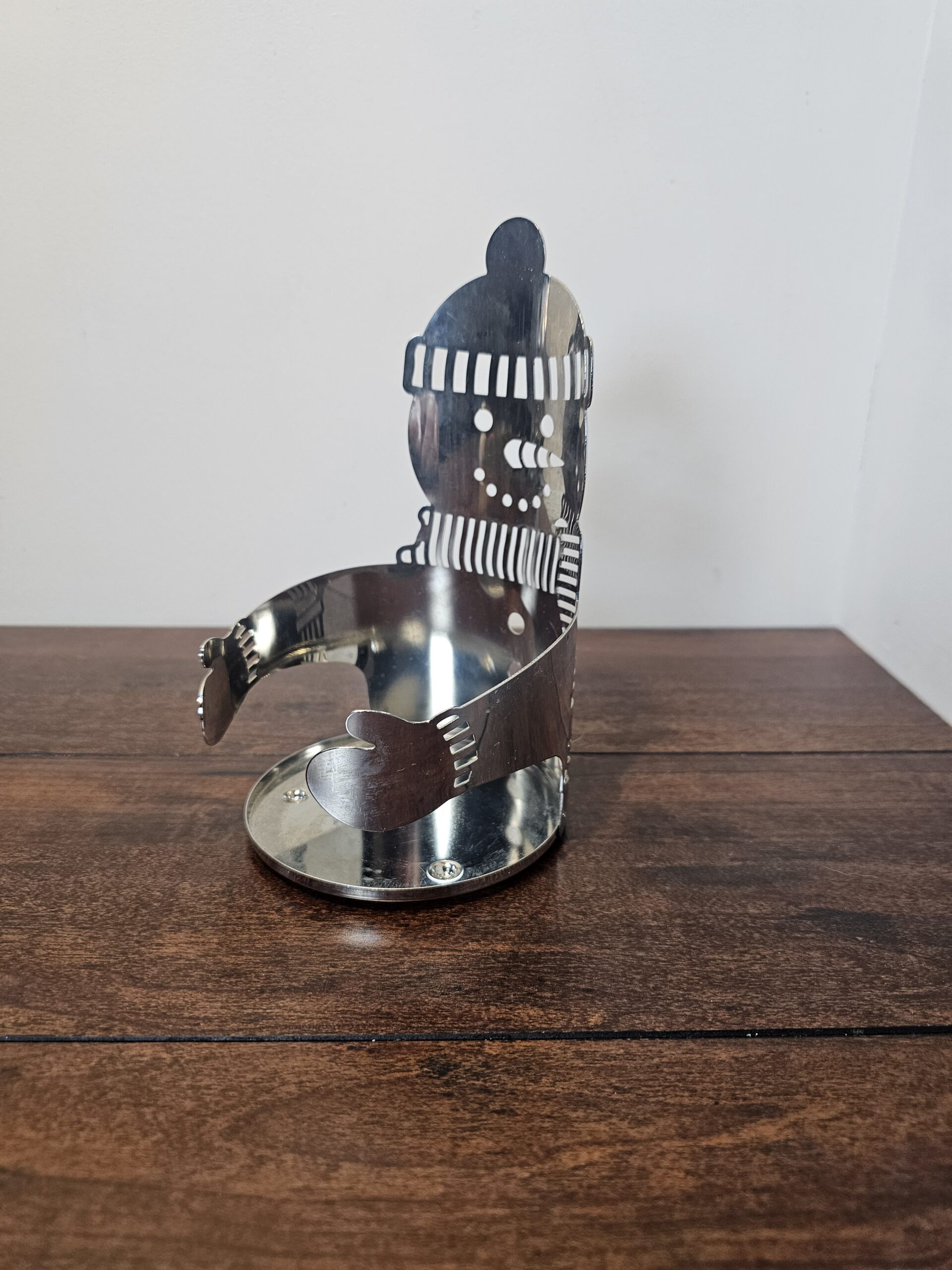 Slatkin & Co. Snowman Metal Candle Holder - product image 4