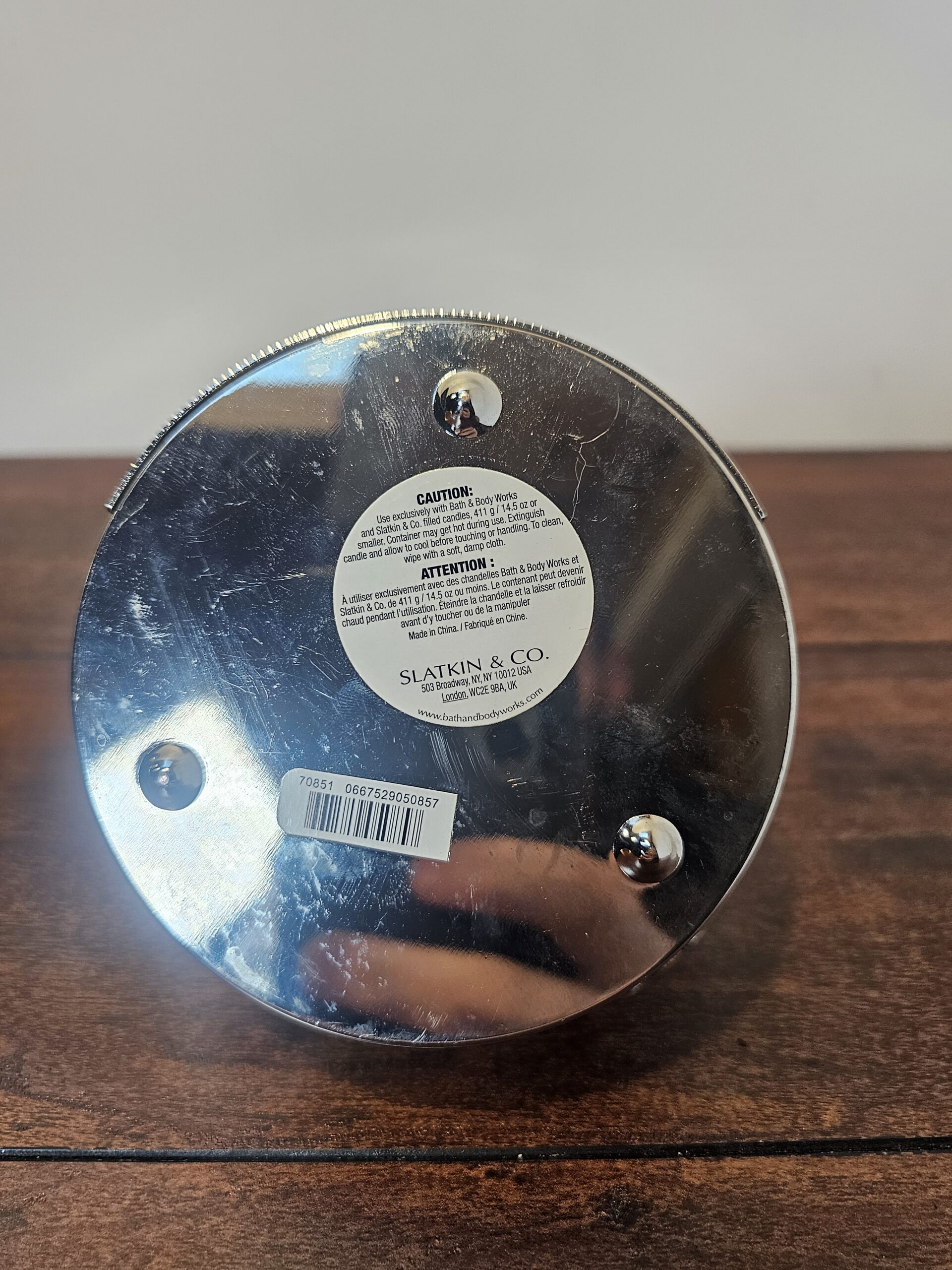 Slatkin & Co. Snowman Metal Candle Holder - product image 5