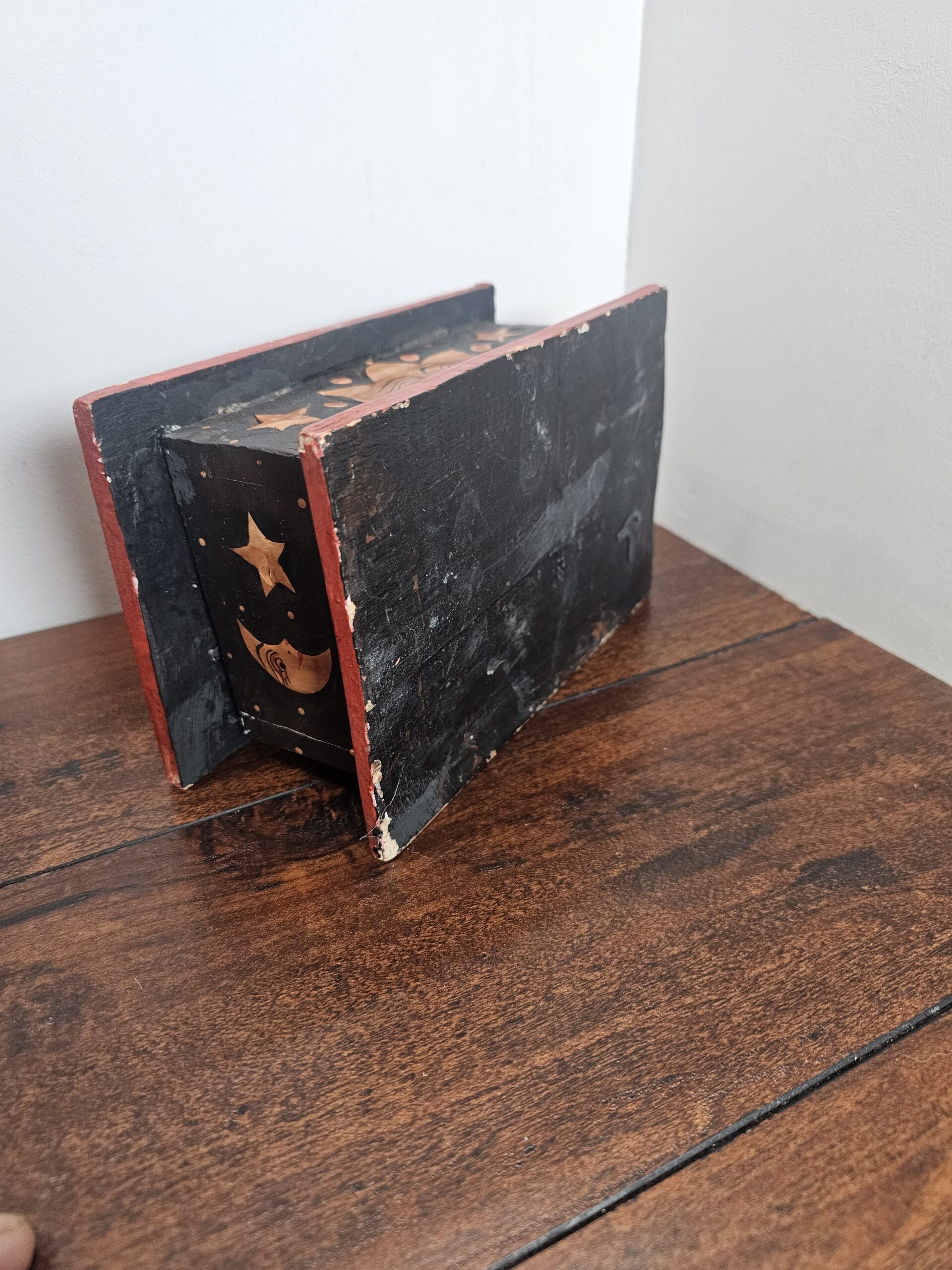 Handcrafted Wooden Sun and Moon Decorative Box - product image 3