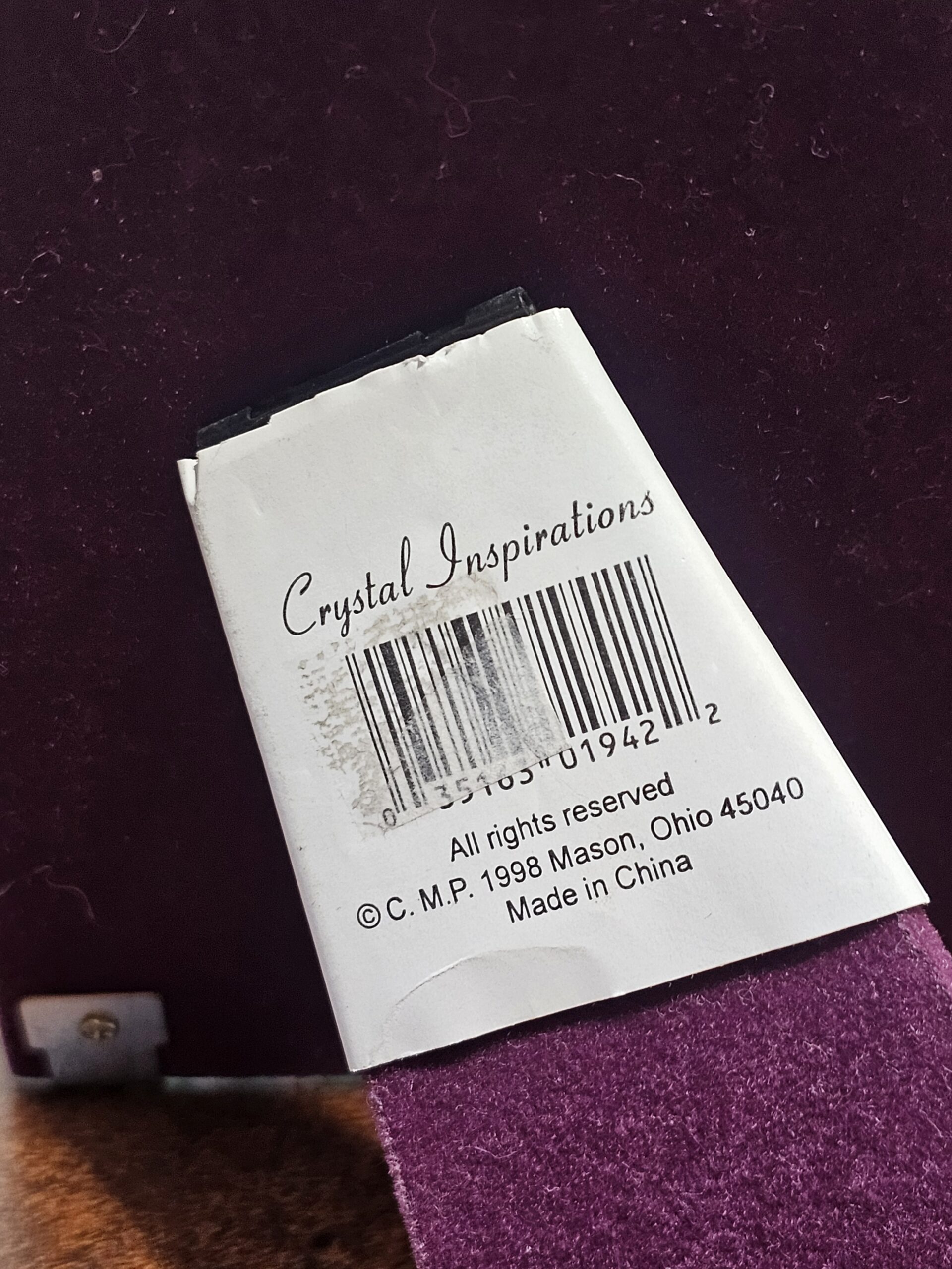 Crystal Inspirations I Love You Mom Plaque with Floral Design - product image 4