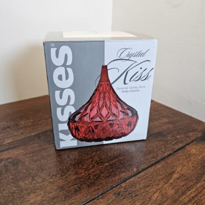 Shannon Crystal Kiss Ruby Crystal Covered Candy Dish - product image 1