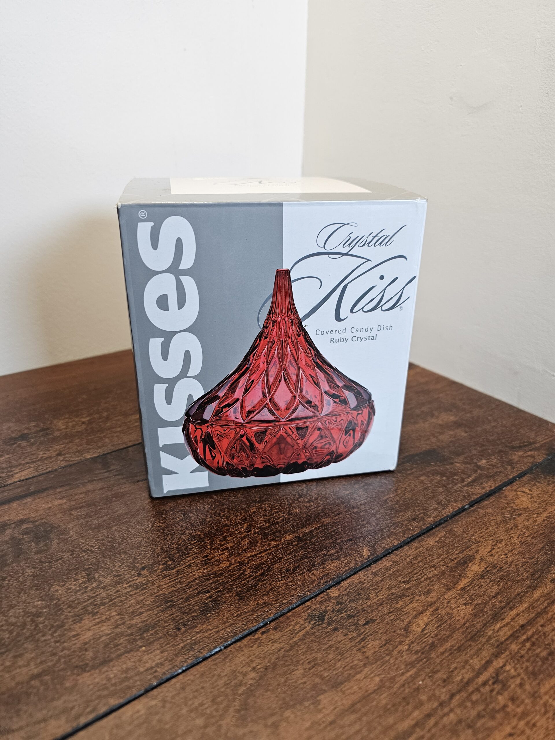 Shannon Crystal Kiss Ruby Crystal Covered Candy Dish - product image 1