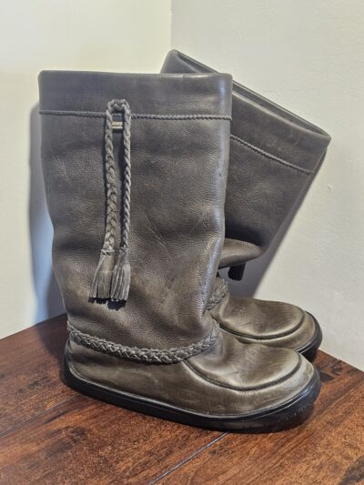 Manitobah Mukluks Waterproof Leather Boots with Tassel Detail - product image 1