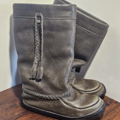 Manitobah Mukluks Waterproof Leather Boots with Tassel Detail - product image 1