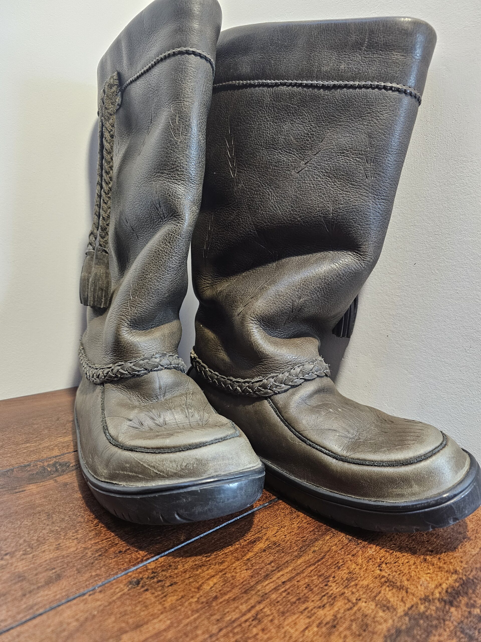 Manitobah Mukluks Waterproof Leather Boots with Tassel Detail - product image 2