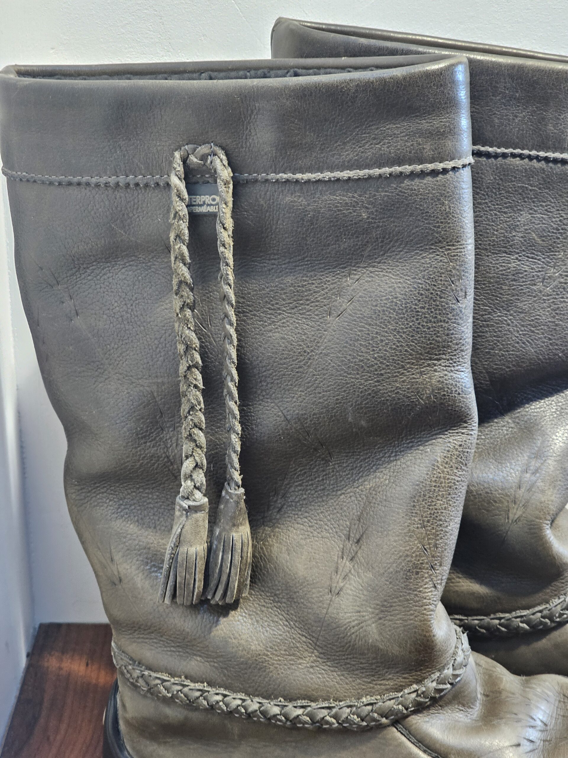 Manitobah Mukluks Waterproof Leather Boots with Tassel Detail - product image 4