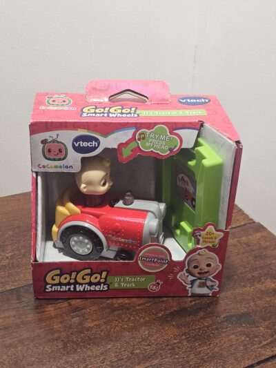 VTech CoComelon Go! Go! Smart Wheels JJ's Tractor & Track - product image 1